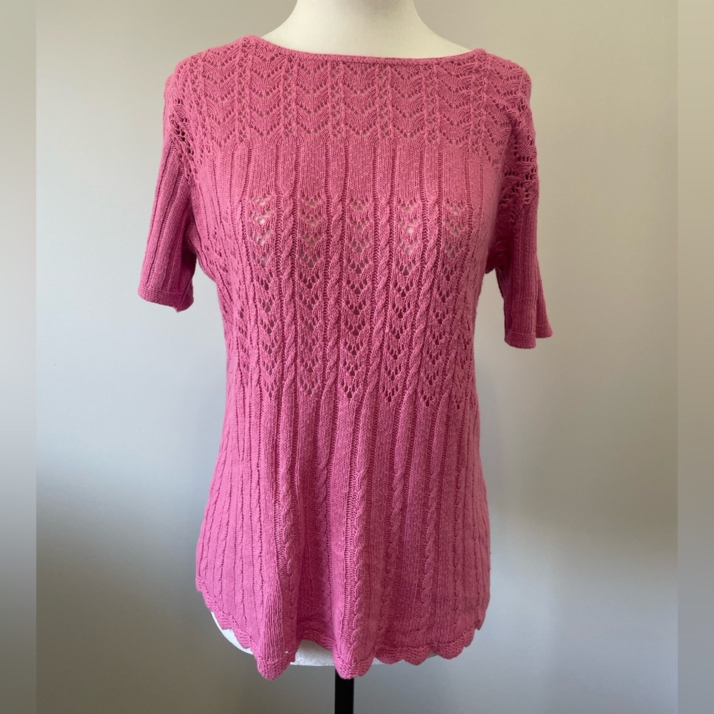 Vintage Penmans Knit Like Pink Short Sleeve Tee Shirt